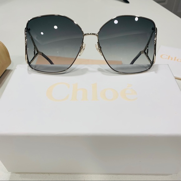 New Chloe | Modified Square Sunglasses 63mm - Picture 7 of 16